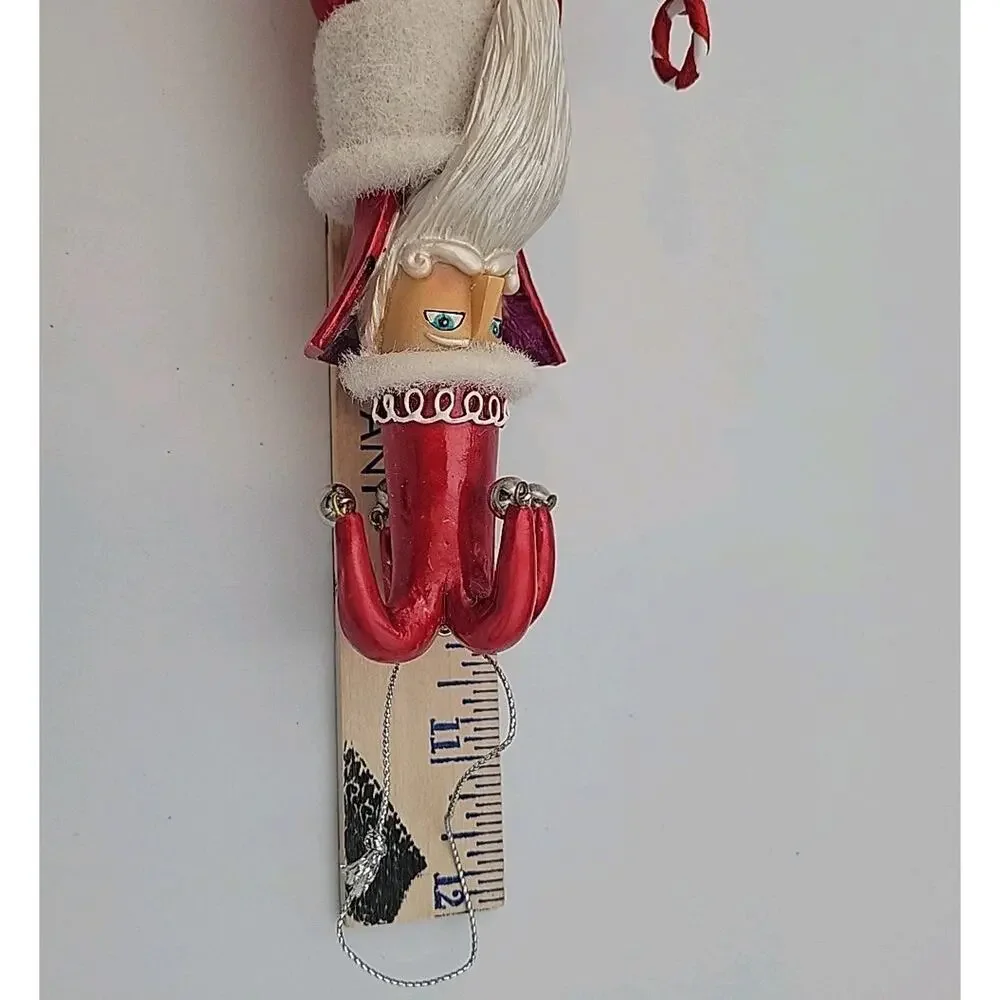 Dept 56 Nutcracker Suite Treats Santa Glass Ornament In Box 2012 Retired 4026433